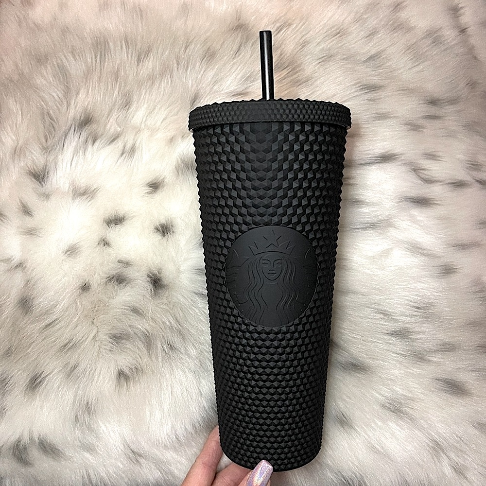 ❌LAST ONE‎ LEFT❌Starbucks Matte Black studded tumbler cup🖤🖤